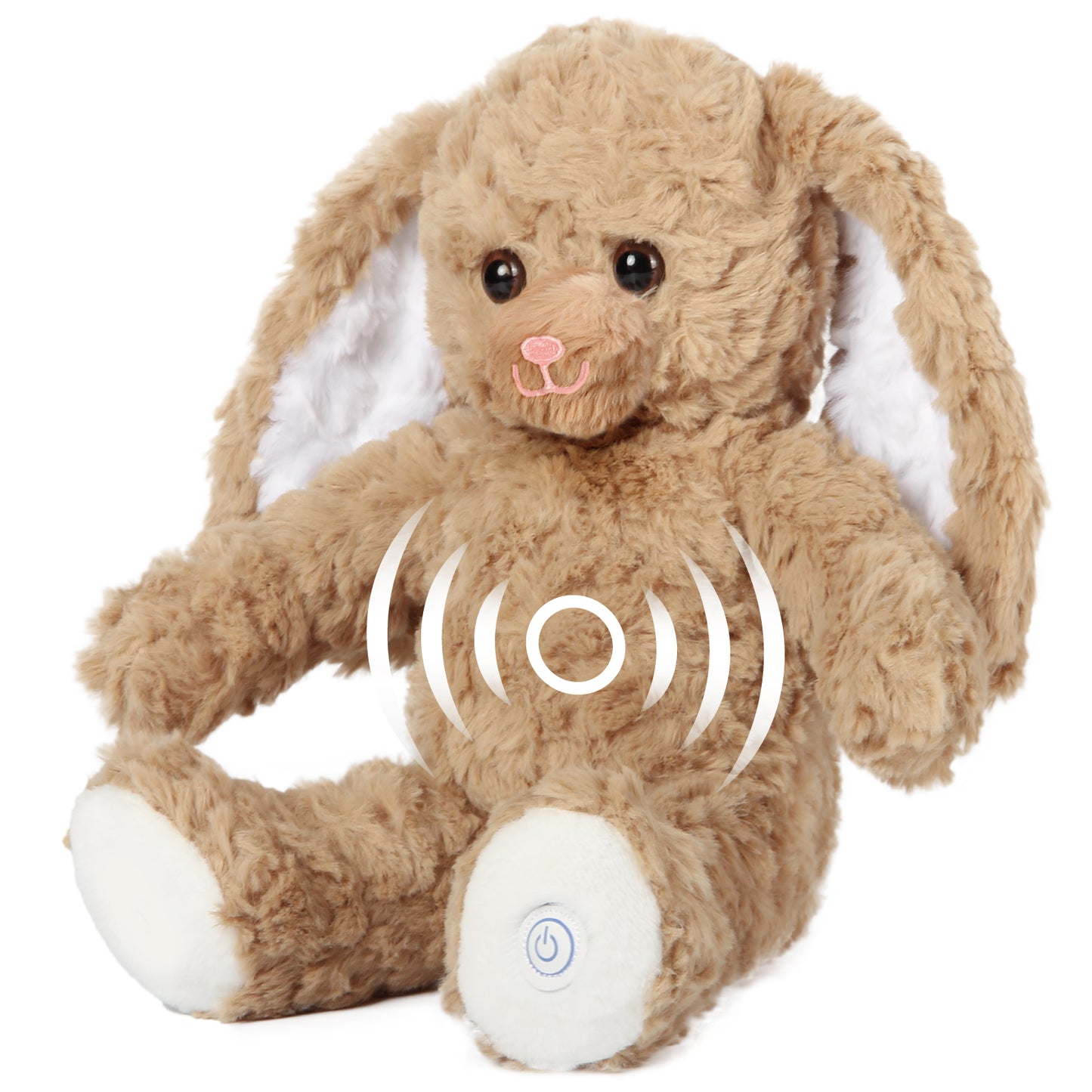 Huggable Massager - Plush Cat Shaped Vibrating Messager for Relaxing Comfort & Cuddles, Soft Portable Travel Companion, Great Gift-Rabbit